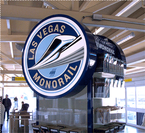 Las Vegas Monorail Kiosk